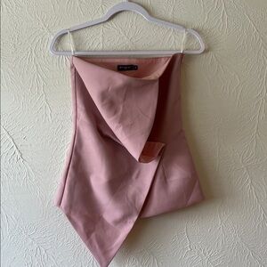 Asymmetrical sleeveless top